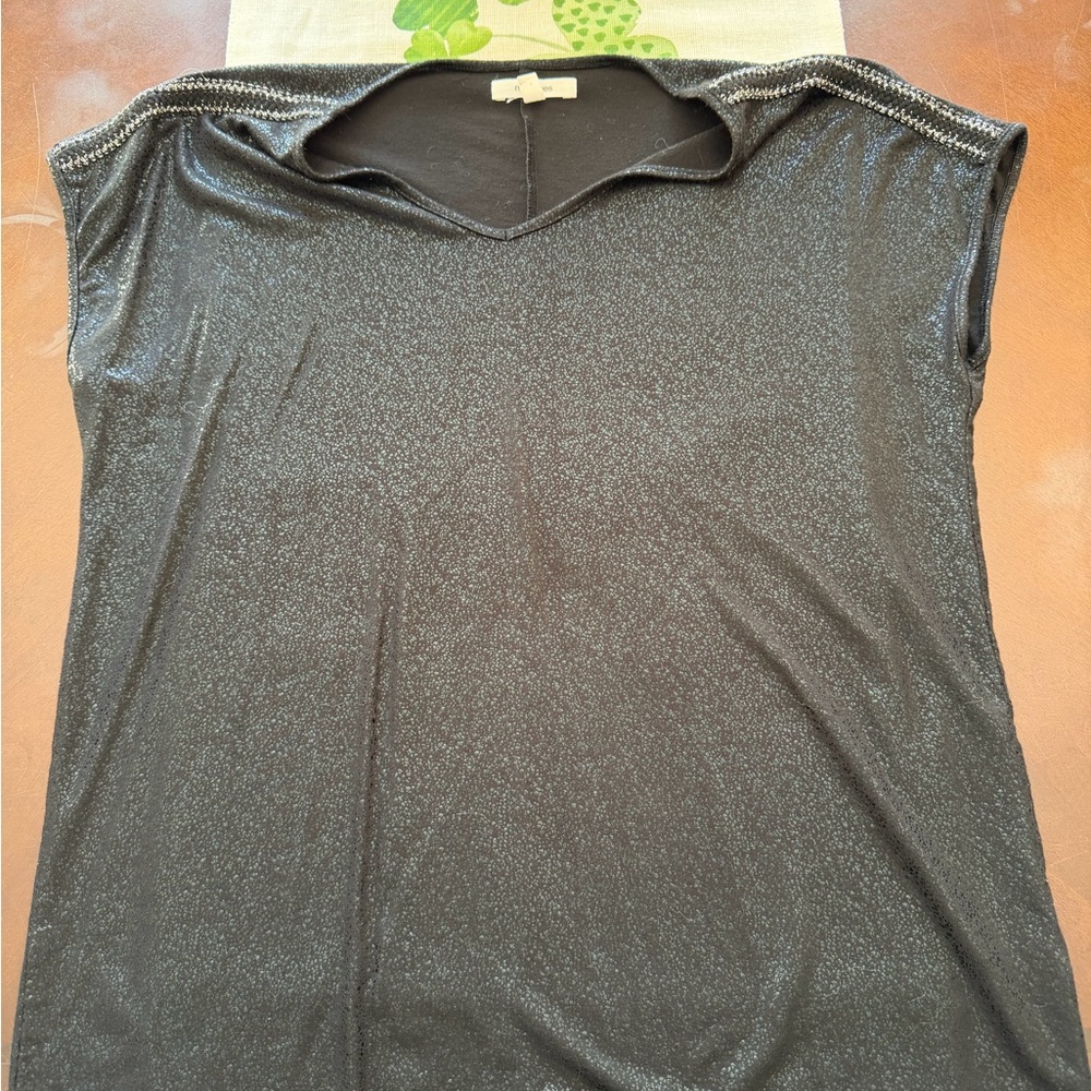 Maurices Black Shimmer Blouse